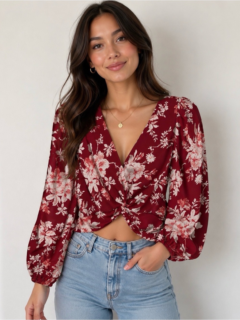 AMBERCROMBIE & FITCH Floral Blouse
